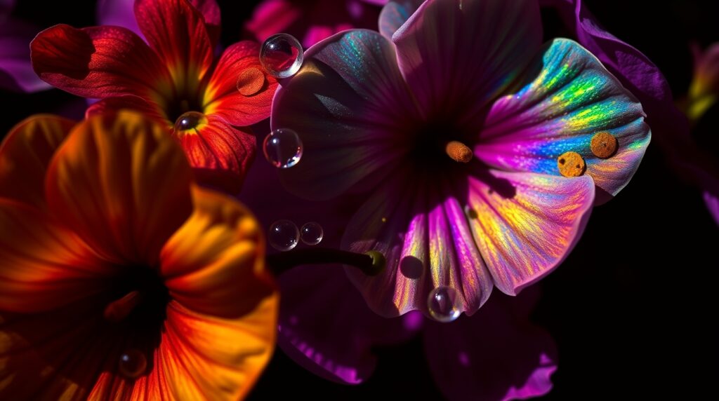 Night Flowers: Magic that wakes up in the dark! Neural Networks and Slavin912Art designer