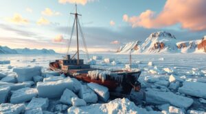 Затерянные миры Арктики: трагедия экспедиции Седова в 30 AI-артах. Погрузитесь в ледяной ад 1912 года и узнайте, как мечта о Северном полюсе обернулась вечным сном во льдах. Уникальные нейроарты по реальным событиям.