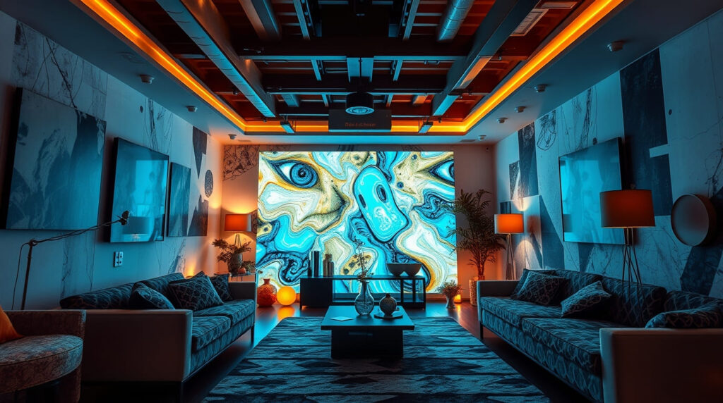 Современная арт-студия художника — место где рождаются шедевры. Интерьер рабочего пространства современного дизайнера