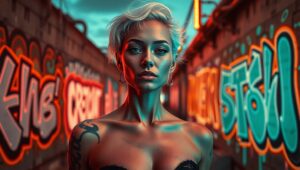 Секси - AI-татуировки: искусство на теле от нейросети