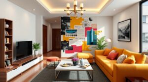 Нейросеть показывает комнаты дизайнеров.