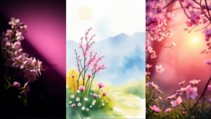 Открытки с цветами. Бесплатные шаблоны